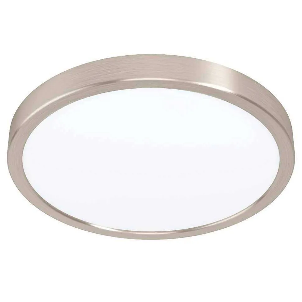 Plafonnier Eglo-Leuchten Fueva-Z Led Nickel Mat, 1 Lumiere