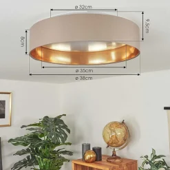 Plafonnier Elsa Led Blanc, 1 Lumiere