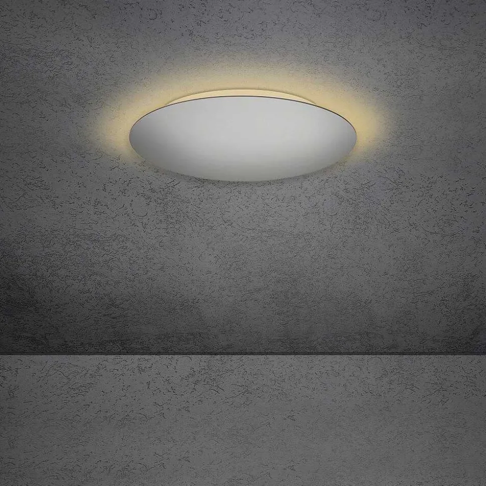 Plafonnier Escale Blade Led Argente, 1 Lumiere