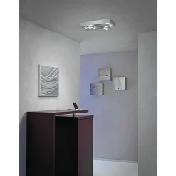 Plafonnier Escale Spot It Led Aluminium, 2 Lumieres