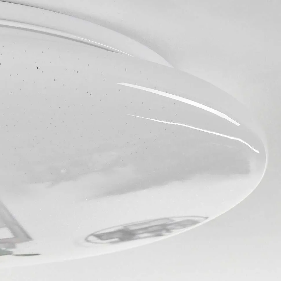 Plafonnier Esgos Led Blanc, 1 Lumiere, Telecommandes