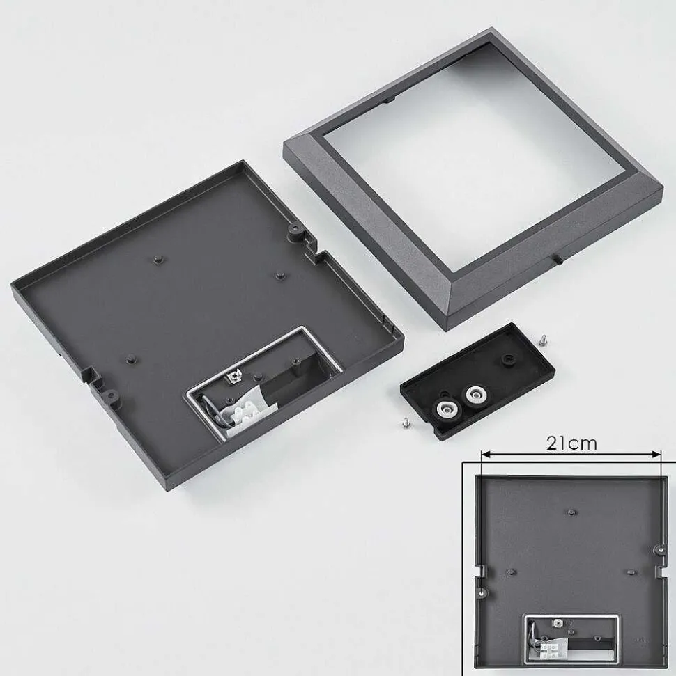 Plafonnier Exterieur Alkmaar Led Anthracite, 1 Lumiere