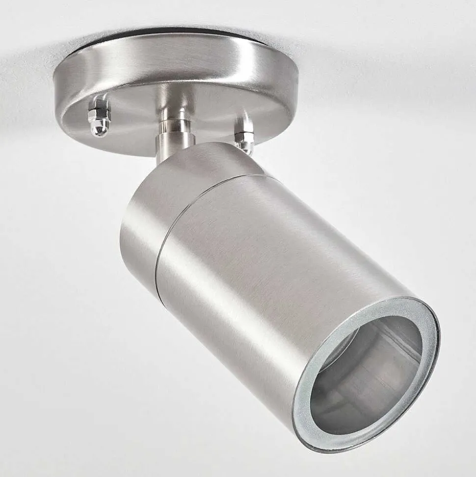 Plafonnier Exterieur Bessiebelle Acier Inoxydable, Blanc, 1 Lumiere