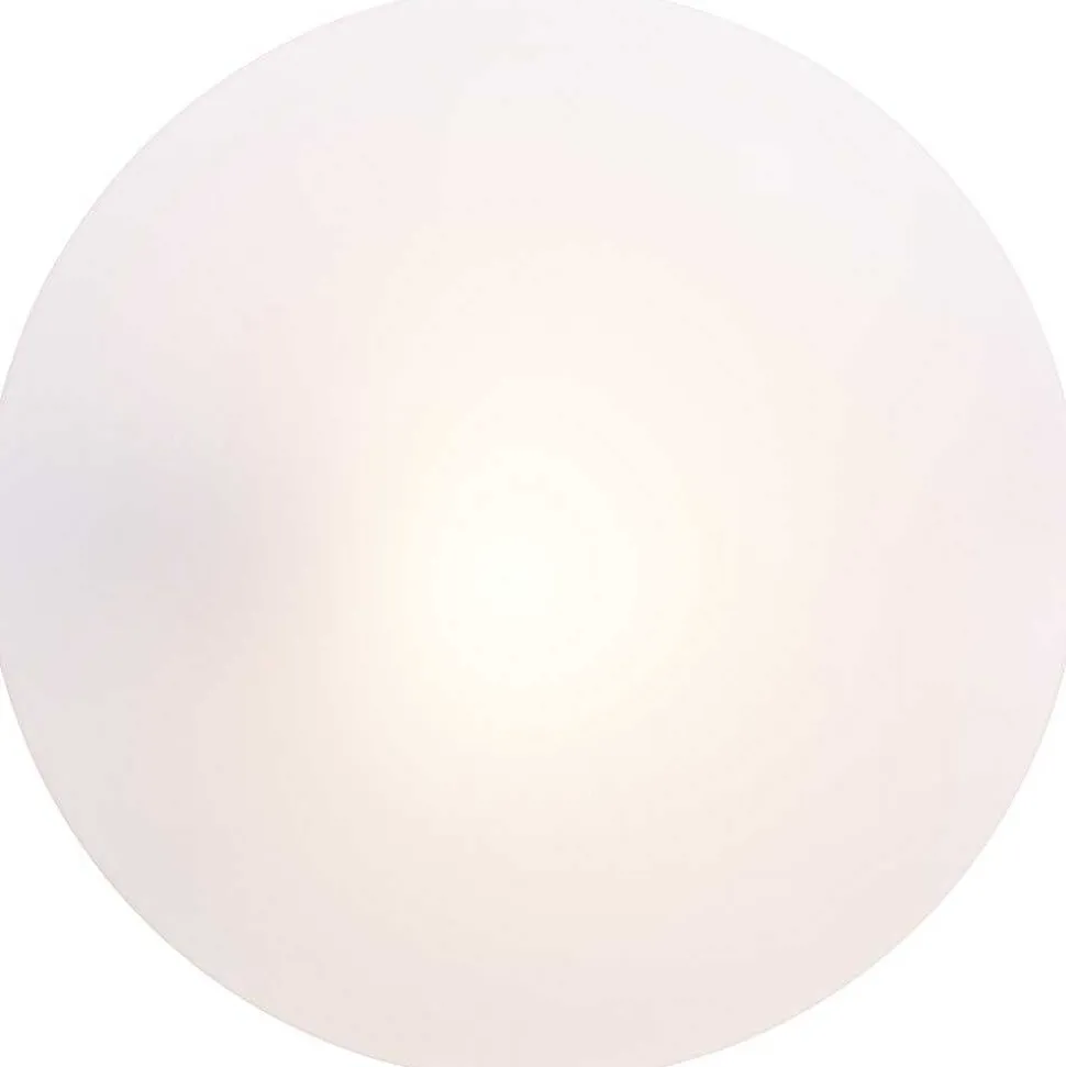 Plafonnier Exterieur Brilliant Farly Blanc, 1 Lumiere