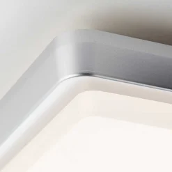 Plafonnier Exterieur Brilliant Devora Led Argente, 1 Lumiere