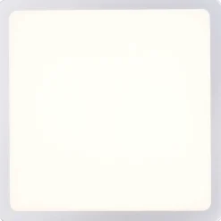 Plafonnier Exterieur Brilliant Devora Led Argente, 1 Lumiere