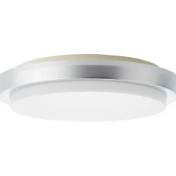 Plafonnier Exterieur Brilliant Devora Led Argente, 1 Lumiere