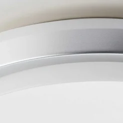 Plafonnier Exterieur Brilliant Devora Led Argente, 1 Lumiere