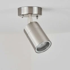 Plafonnier Exterieur Corneda Acier Inoxydable, 1 Lumiere