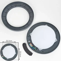 Plafonnier Exterieur Durivier Led Anthracite, 1 Lumiere