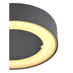 Plafonnier Exterieur Globo Sura Led Anthracite, 1 Lumiere