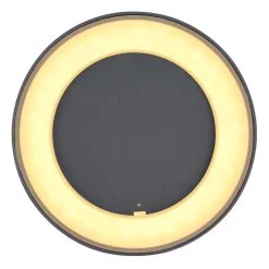 Plafonnier Exterieur Globo Sura Led Anthracite, 1 Lumiere