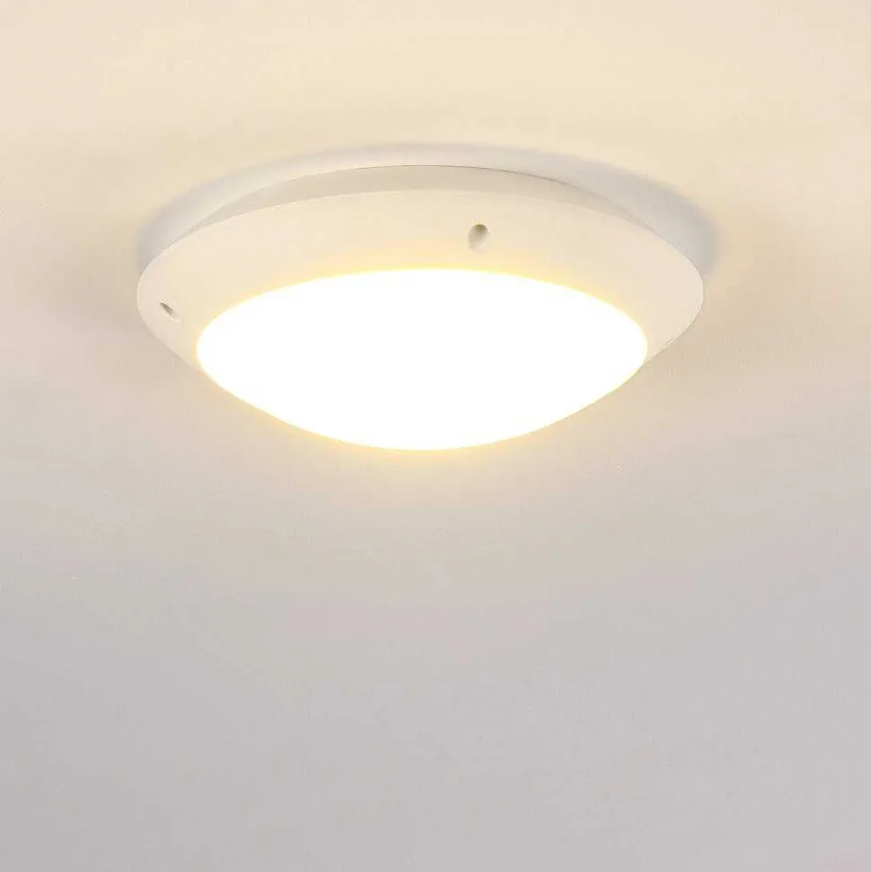 Plafonnier Exterieur Grafton Blanc, 1 Lumiere