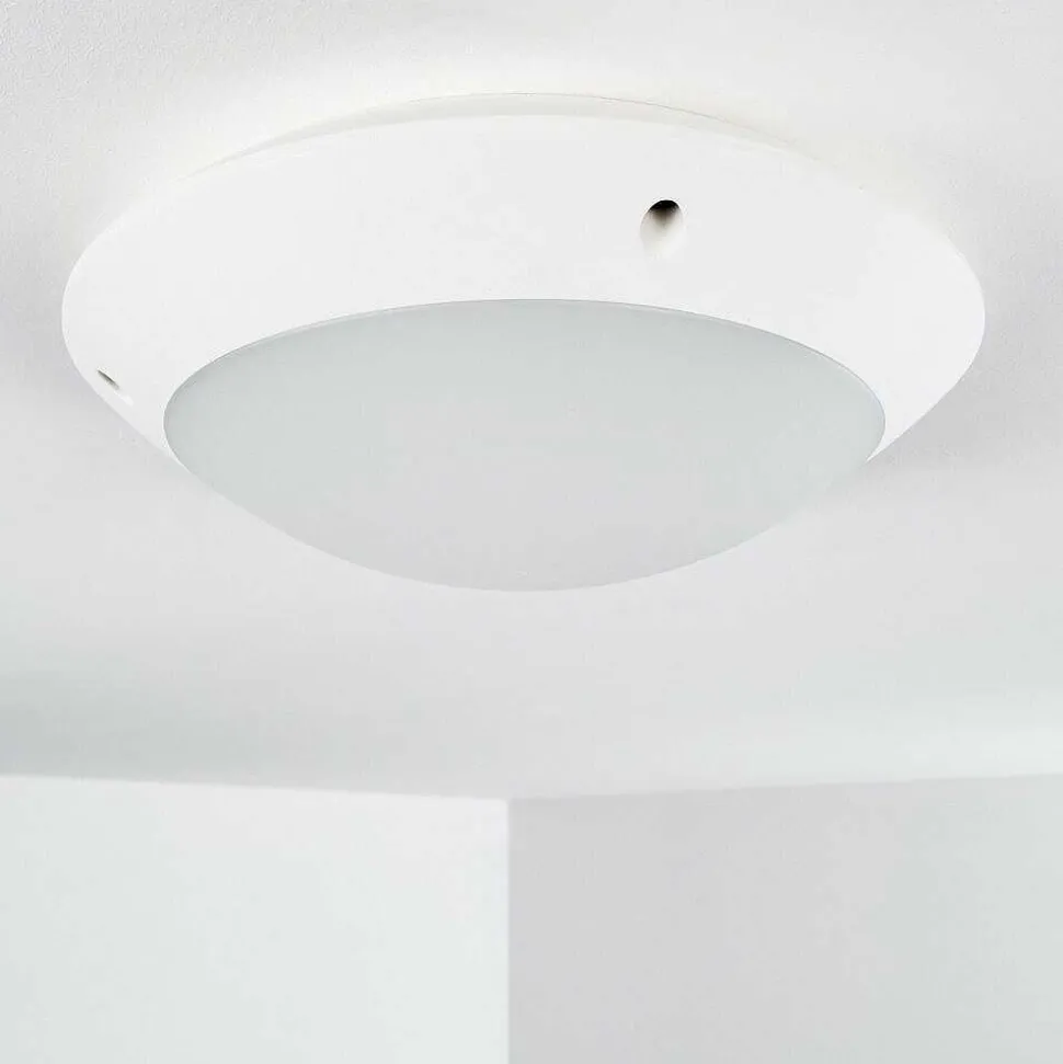 Plafonnier Exterieur Grafton Blanc, 1 Lumiere