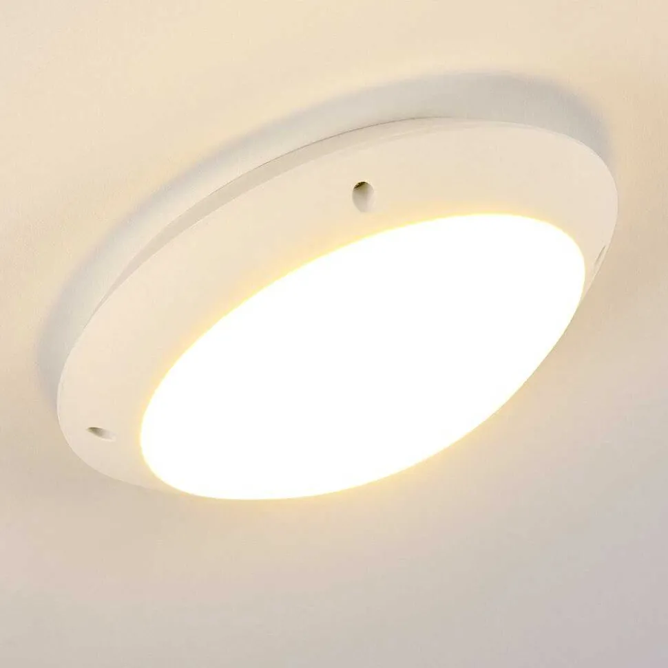 Plafonnier Exterieur Grafton Blanc, 1 Lumiere