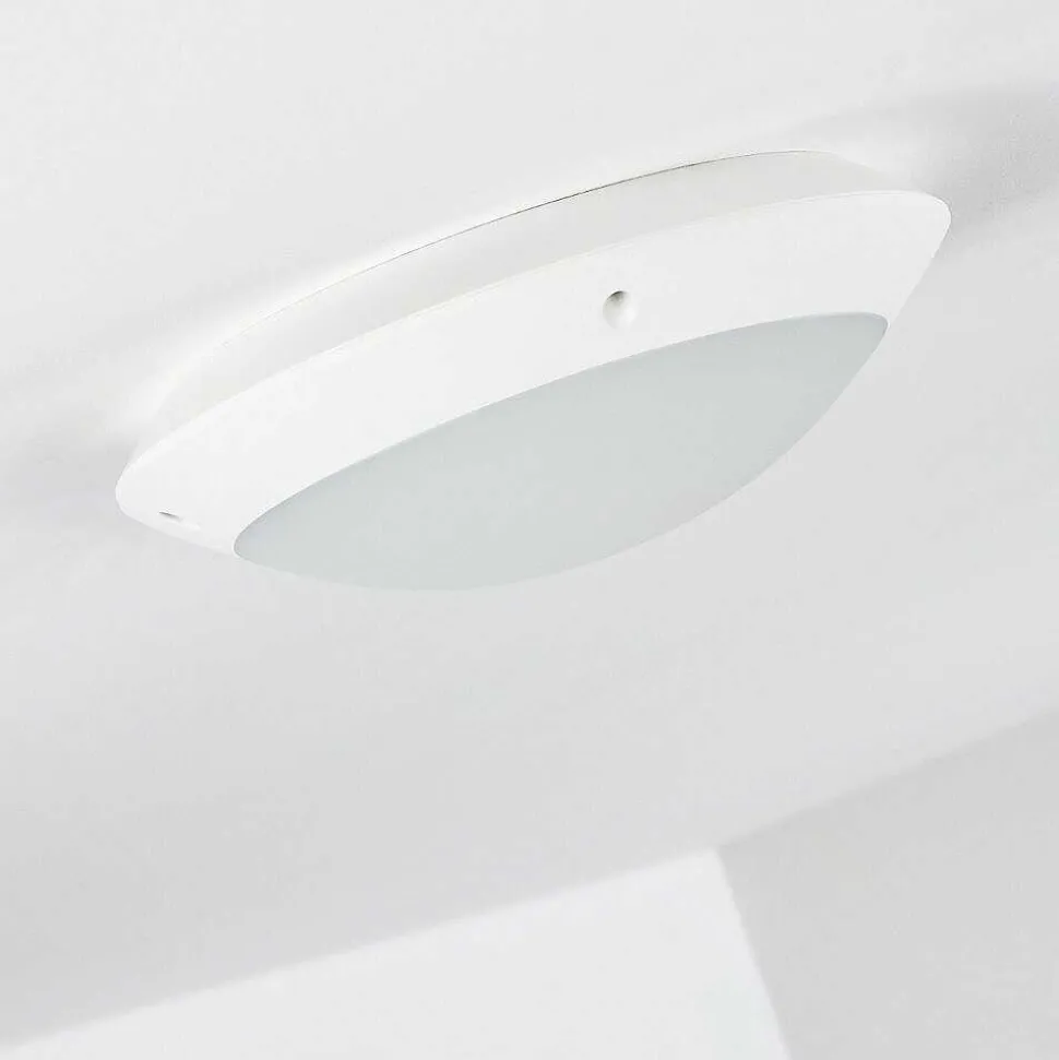 Plafonnier Exterieur Grafton Blanc, 1 Lumiere