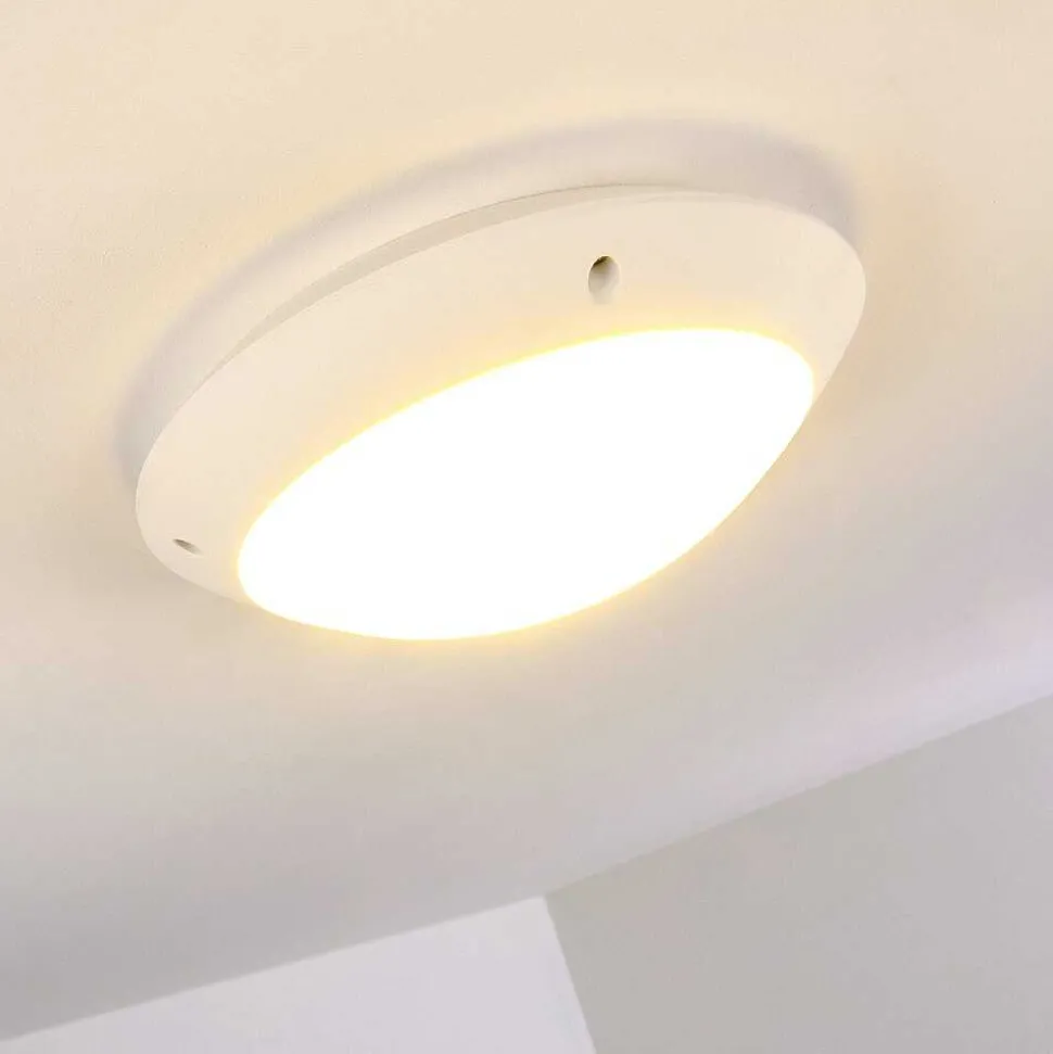 Plafonnier Exterieur Grafton Blanc, 1 Lumiere