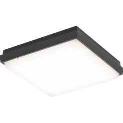 Plafonnier Exterieur Lcd Typ 5060 Led Noir, 1 Lumiere