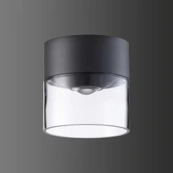 Plafonnier Exterieur Lcd 5068 Led Noir, 1 Lumiere