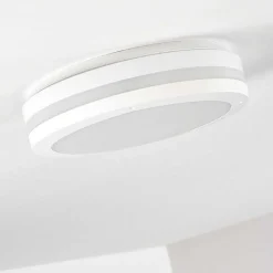 Plafonnier Exterieur Wollongong Led Blanc, 1 Lumiere