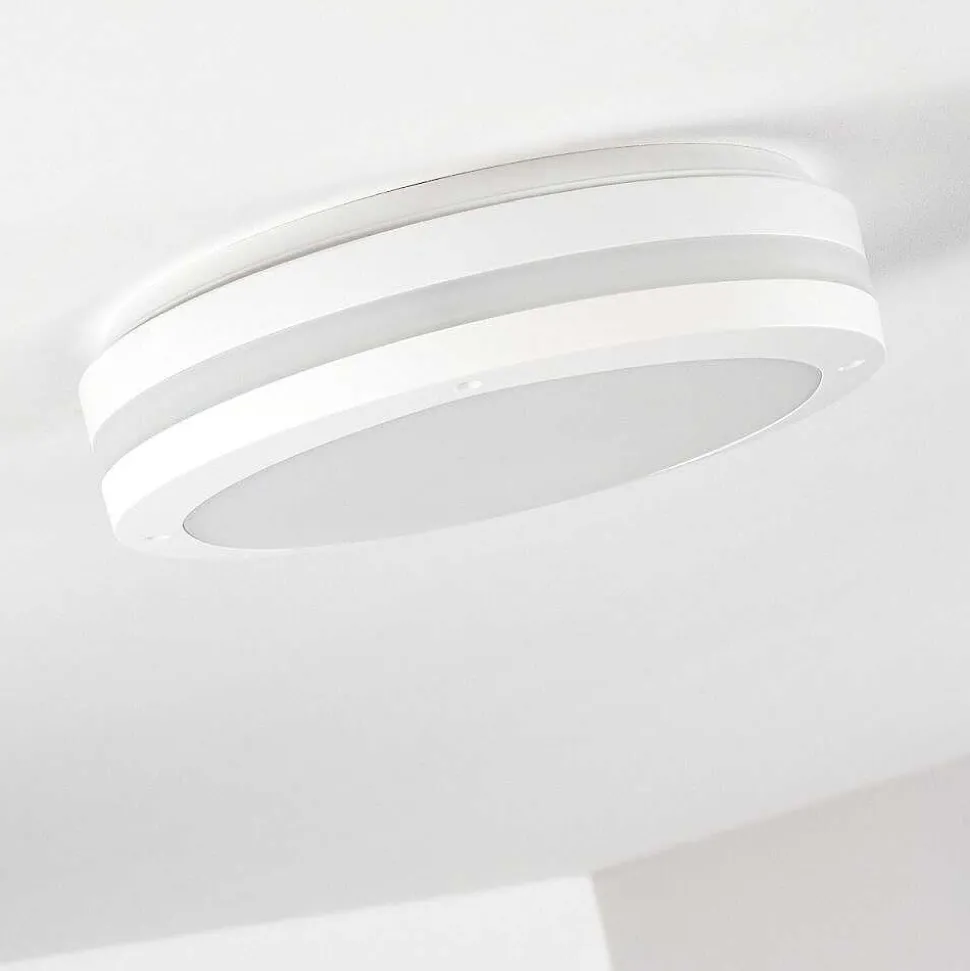 Plafonnier Exterieur Wollongong Led Blanc, 1 Lumiere