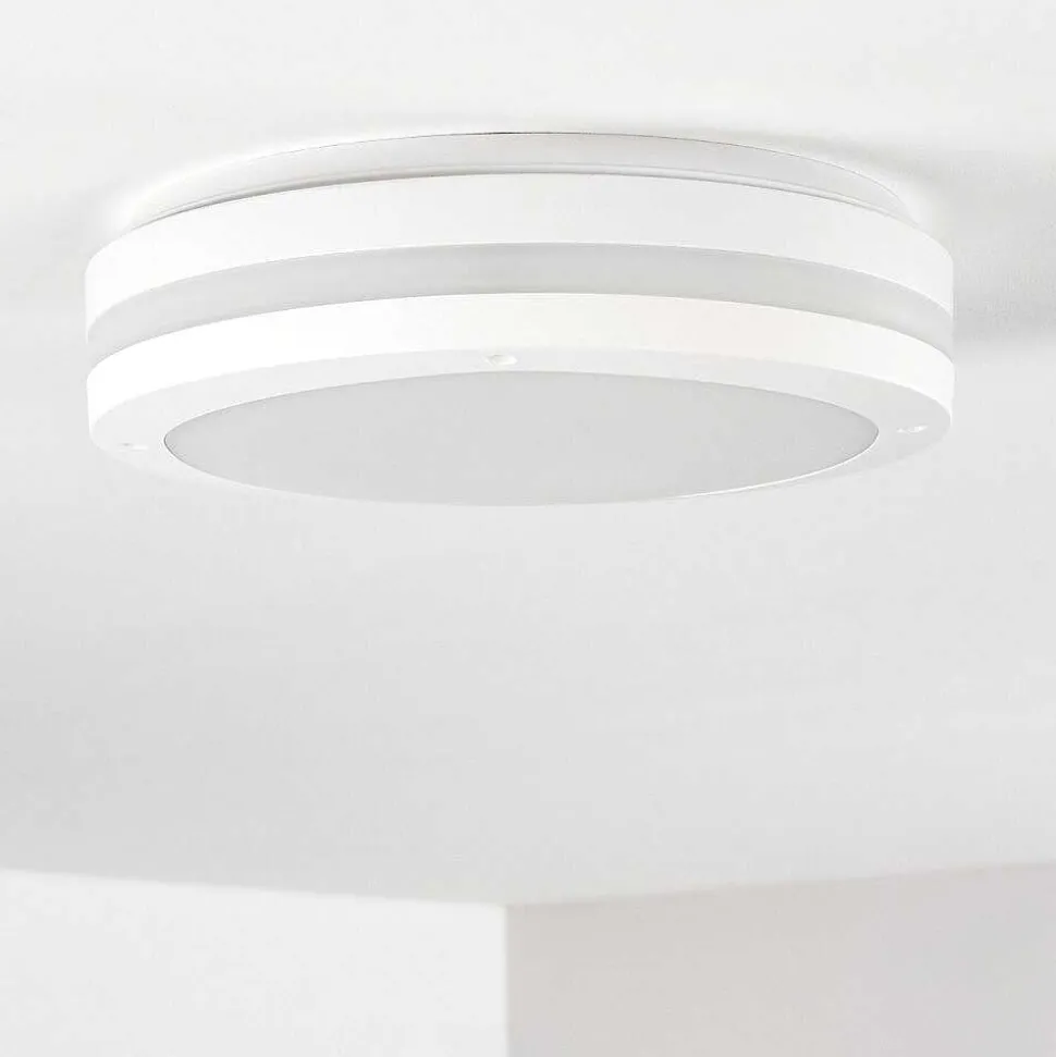 Plafonnier Exterieur Wollongong Led Blanc, 1 Lumiere