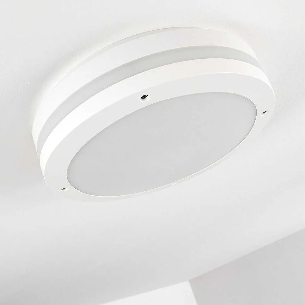 Plafonnier Exterieur Wollongong Led Blanc, 1 Lumiere