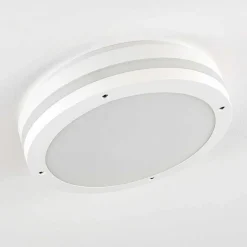 Plafonnier Exterieur Wollongong Led Blanc, 1 Lumiere