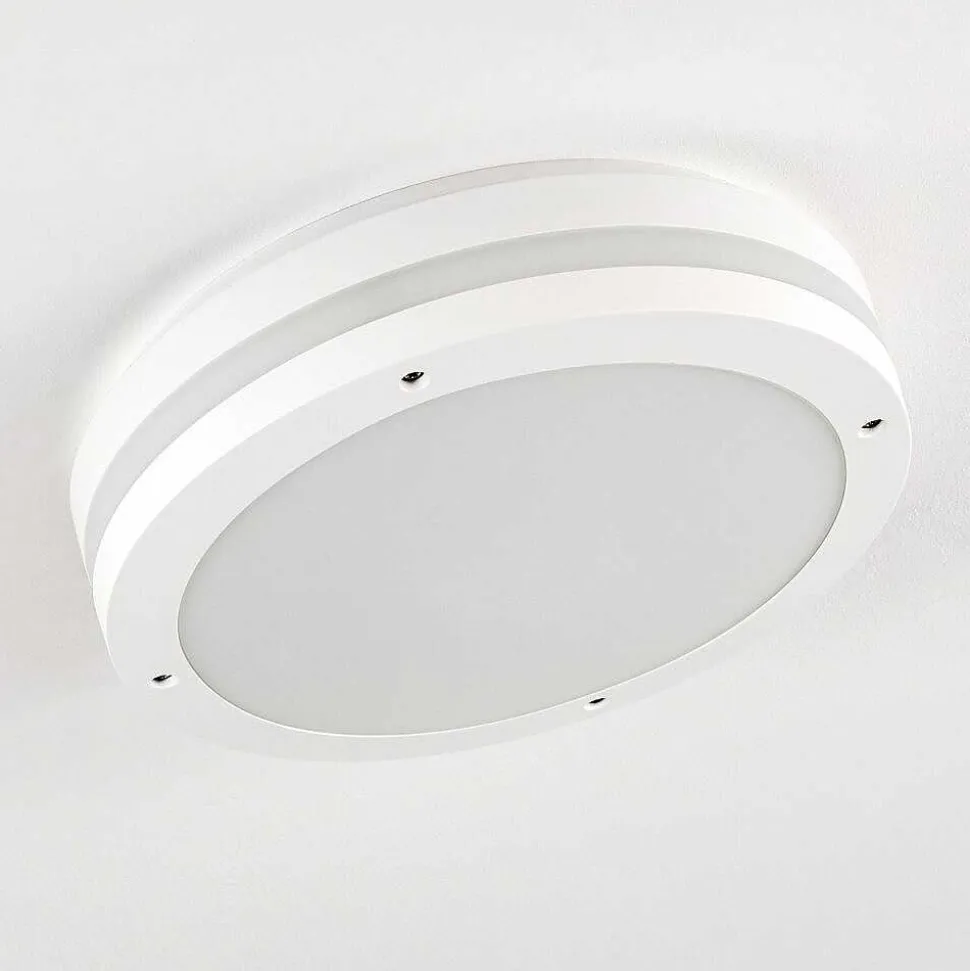 Plafonnier Exterieur Wollongong Led Blanc, 1 Lumiere