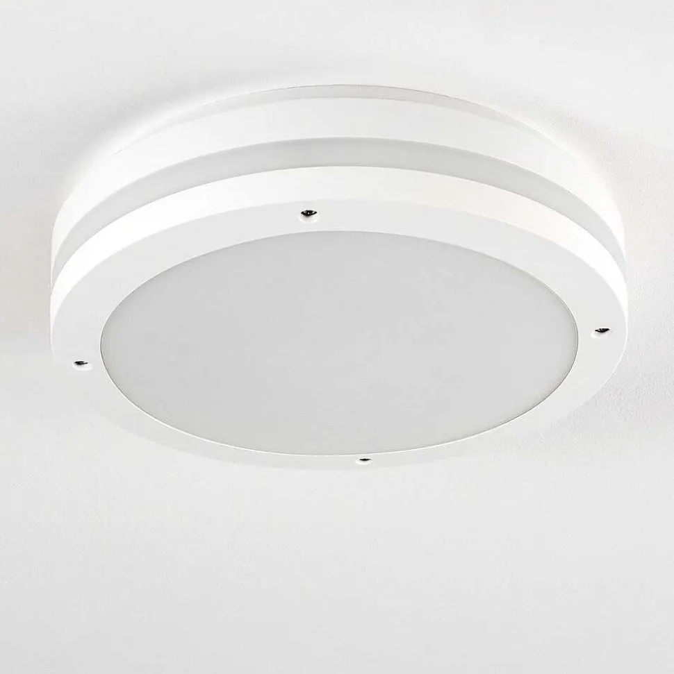 Plafonnier Exterieur Wollongong Led Blanc, 1 Lumiere