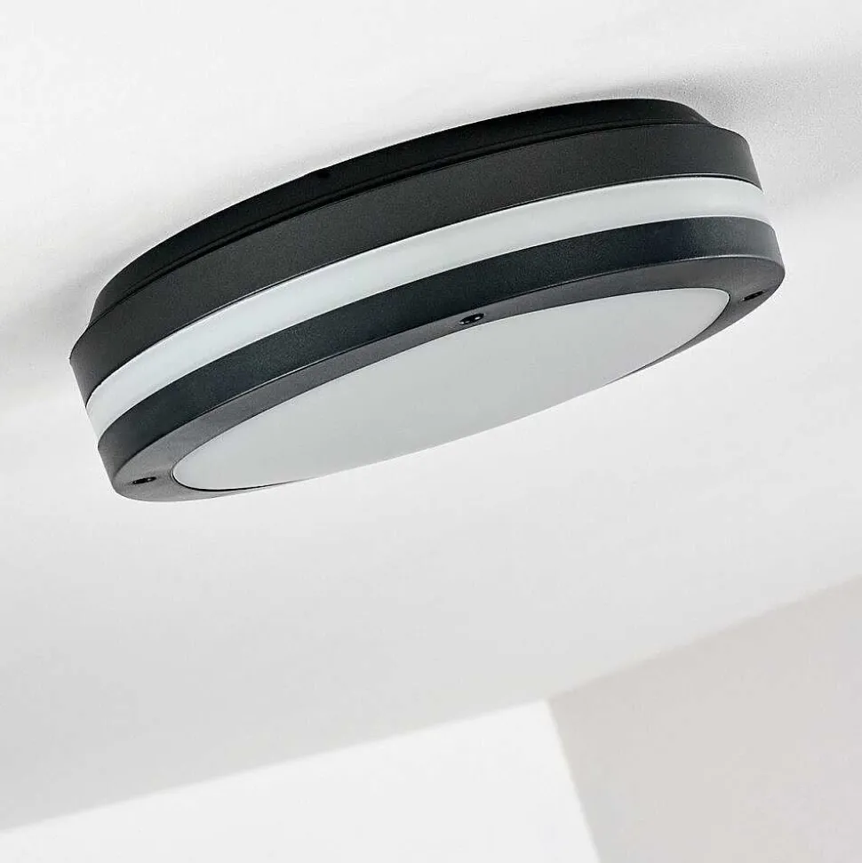 Plafonnier Exterieur Wollongong Led Anthracite, 1 Lumiere