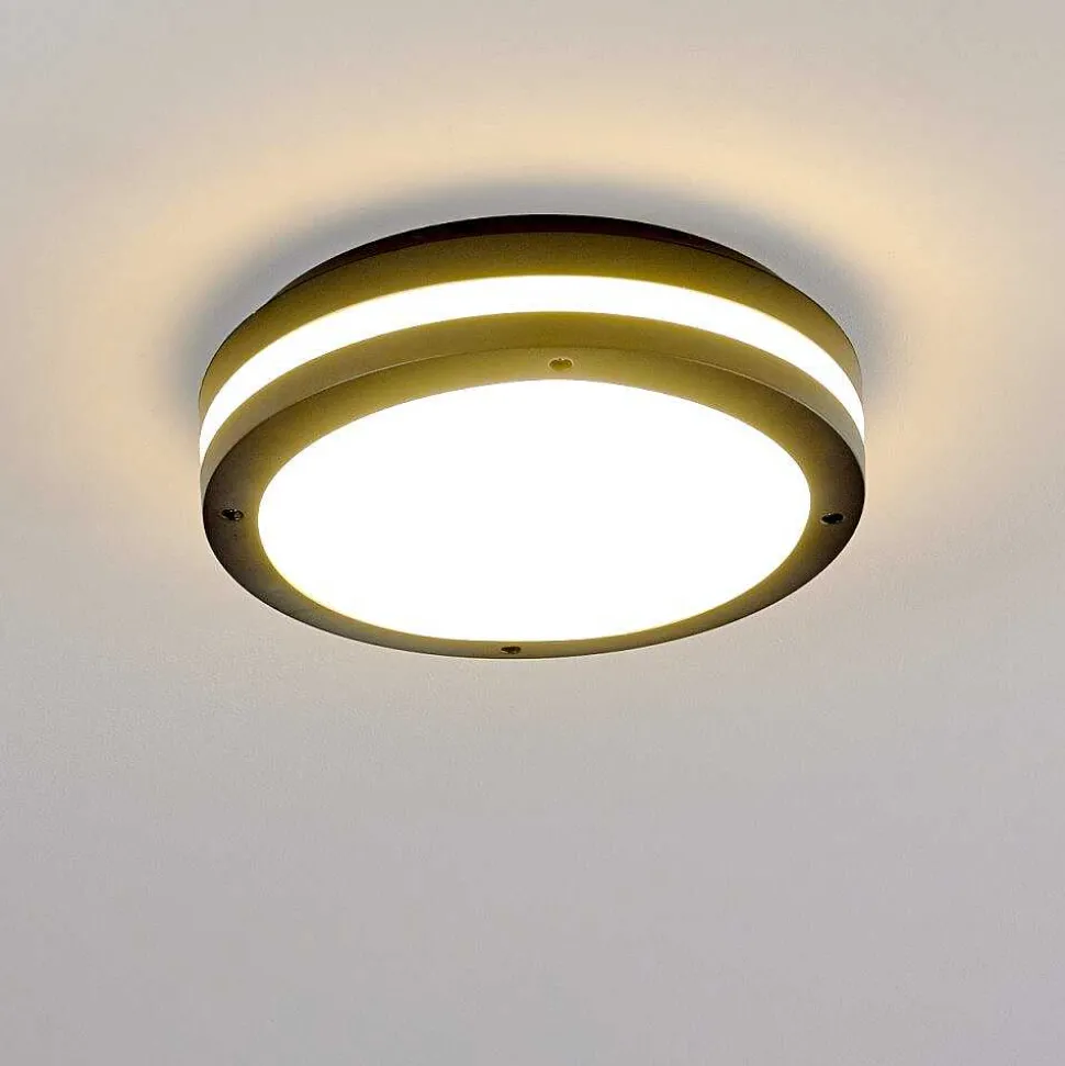 Plafonnier Exterieur Wollongong Led Anthracite, 1 Lumiere