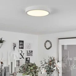 Plafonnier Finsrud Led Blanc, 1 Lumiere