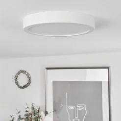 Plafonnier Finsrud Led Blanc, 1 Lumiere