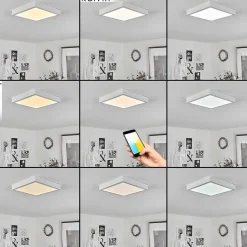 Plafonnier Finsrud Led Blanc, 1 Lumiere