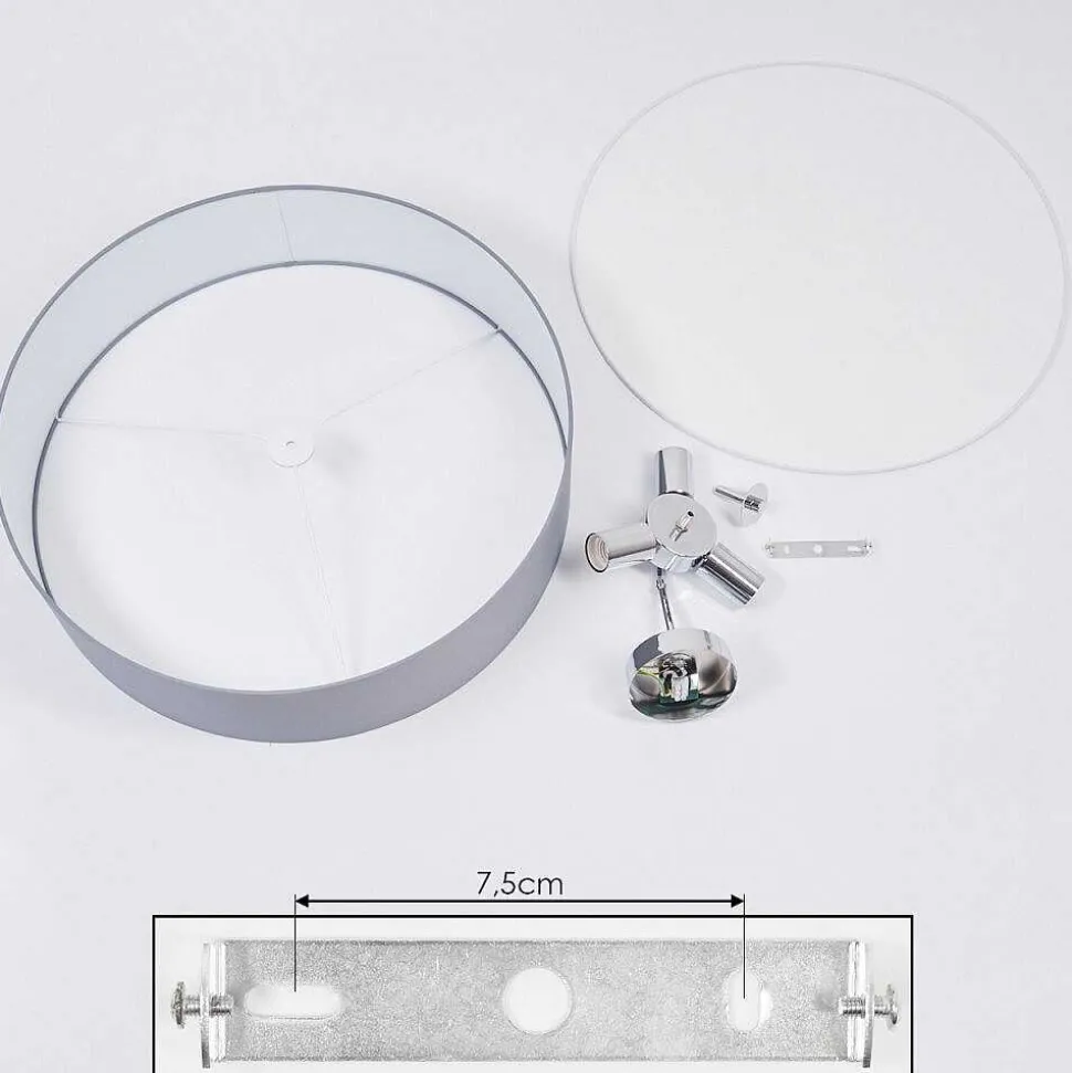 Plafonnier Foggia Chrome, 3 Lumieres