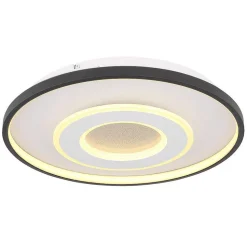 Plafonnier Globo Brienna Led Blanc, 1 Lumiere, Telecommandes