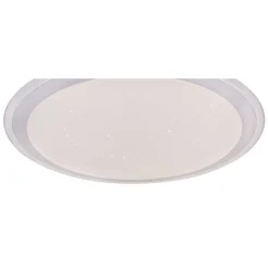 Plafonnier Globo Carry Led Blanc, 1 Lumiere, Telecommandes, Changeur De Couleurs