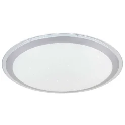 Plafonnier Globo Carry Led Blanc, 1 Lumiere, Telecommandes, Changeur De Couleurs