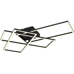 Plafonnier Globo Gabriel Led Noir, 1 Lumiere