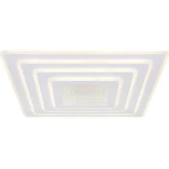 Plafonnier Globo Jocelyn Led Blanc, 1 Lumiere, Telecommandes