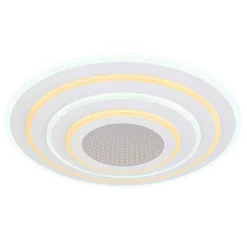 Plafonnier Globo Jocelyn Led Blanc, 1 Lumiere, Telecommandes