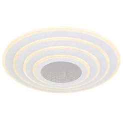 Plafonnier Globo Jocelyn Led Blanc, 1 Lumiere, Telecommandes