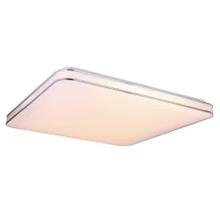 Plafonnier Globo Lassy Led Blanc, 1 Lumiere, Telecommandes