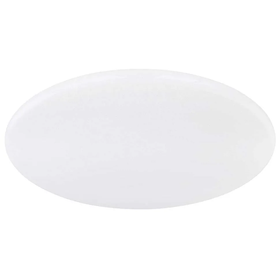 Plafonnier Globo Rena Led Blanc, 1 Lumiere, Telecommandes, Changeur De Couleurs