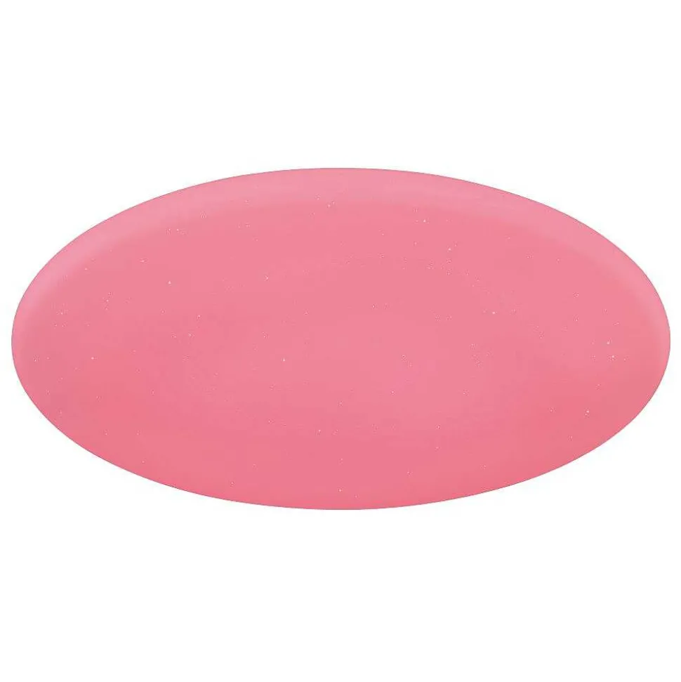 Plafonnier Globo Rena Led Blanc, 1 Lumiere, Telecommandes, Changeur De Couleurs