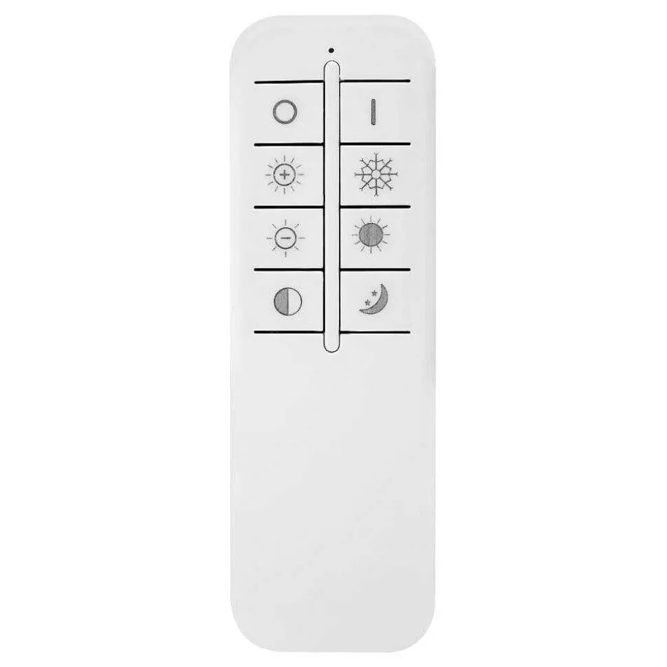 Plafonnier Globo Rita Led Blanc, 1 Lumiere, Telecommandes