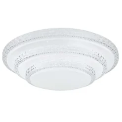 Plafonnier Globo Rita Led Blanc, 1 Lumiere, Telecommandes