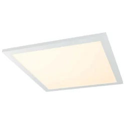 Plafonnier Globo Rosi Led Blanc, 1 Lumiere, Telecommandes, Changeur De Couleurs