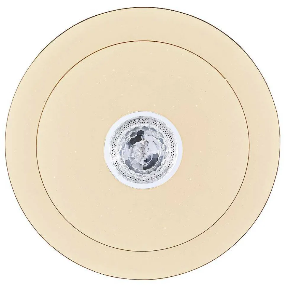 Plafonnier Globo Santina Led Blanc, 1 Lumiere, Telecommandes